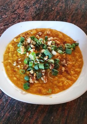 A picture of Cabbage and Bell Pepper Soup.