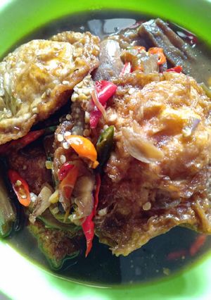 Foto resep Telor ceplok masak kecap