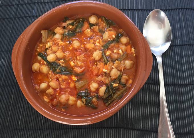 Potaje de garbanzos y acelgas Receta de carope- Cookpad