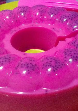 Foto resep Puding Naga Merah