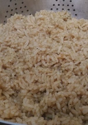 Foto resep Nasi kebuli ayam simpel