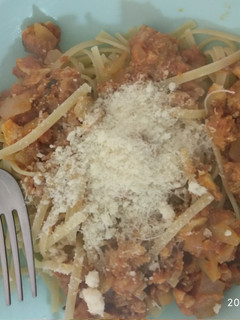 Una foto de Pasta con salsa casera