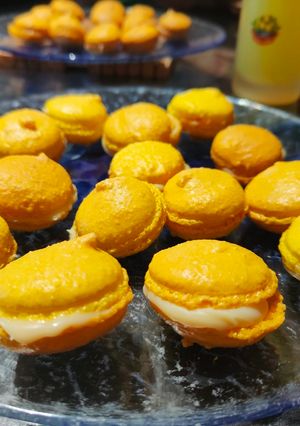 Une photo de Macarons crème chocolat blanc et Limoncello