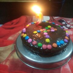 A picture of Oreo cake baked in bati cooker.