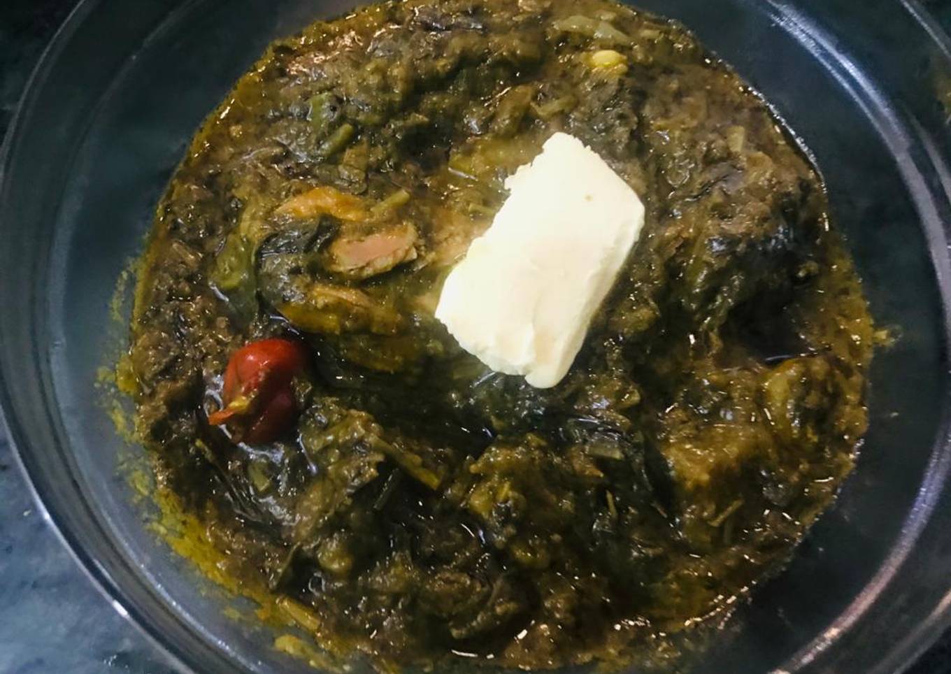 Chicken palak