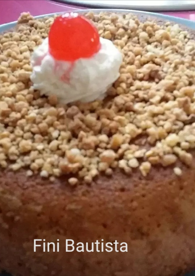 Una foto de Pudin de caqui sin leche