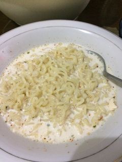 Foto resep Indomie kuah susu