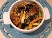Una foto de pollo con tofu