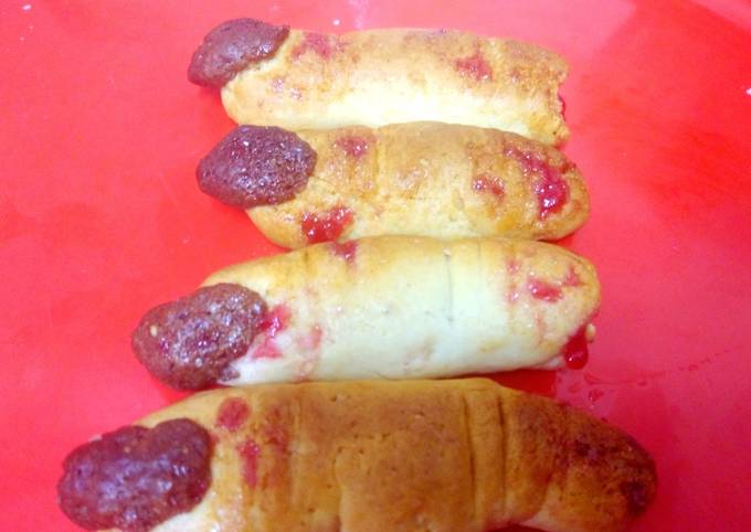 Witch finger cookies