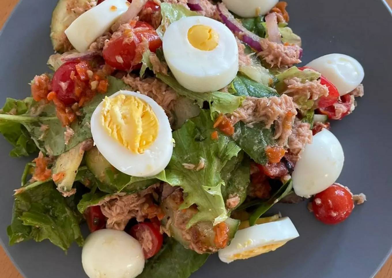 Tuna&egg salad