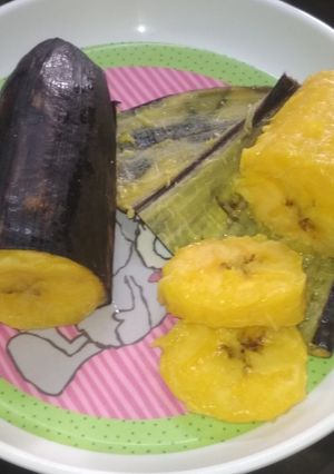 A picture of Steamed Bananas.