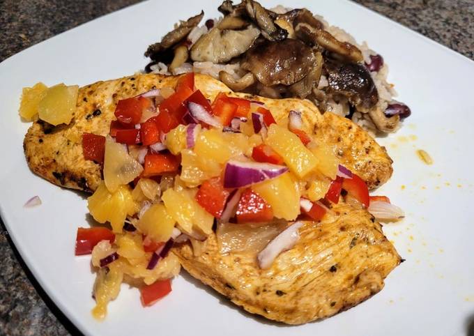 Recipe of Ultimate Cajun Turkey Steaks With Pineapple Salsa