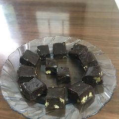 A picture of Chocolate burfi.