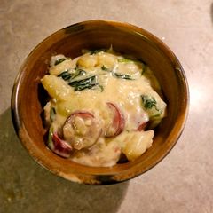 Gnocchi with Spinach and Chicken Sausage A picture of Gnocchi with Spinach and Chicken Sausage.