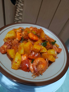 Foto resep Udang Asam Manis Pedas Sederhana