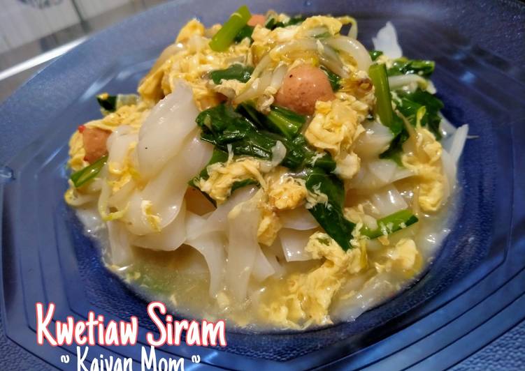 Cara Mengolah 29. Kwetiau siram Praktis, Bikin Ngiler