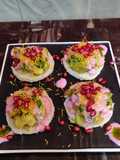 Cheesy samosa bites chaat