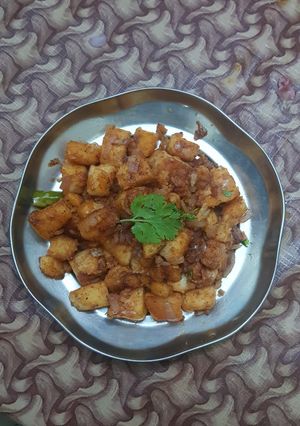 A picture of Chilli Idli.
