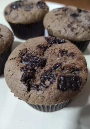Una foto de Brownie de harina almendras