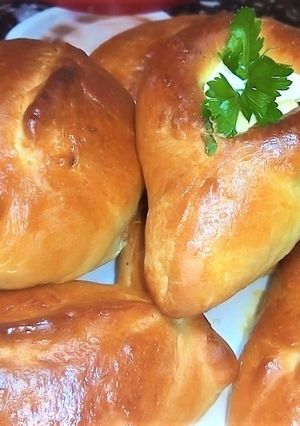 Фото Пирожки духовые мягкие и воздушные. лучшее дрожжевое тесто.