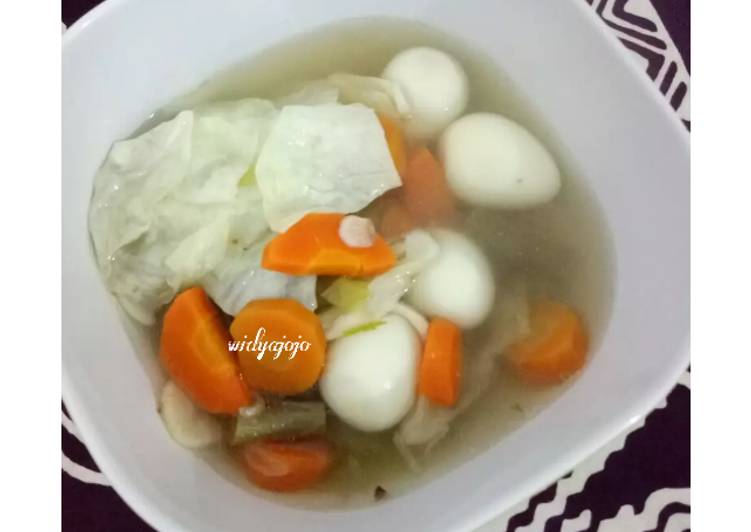 Sop Telur Puyuh Sederhana