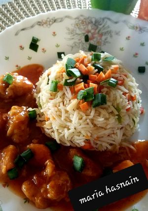 A picture of Vegetable fried Rice #CookpadApp #ricecontest.
