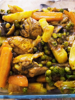 عکسی از دستور خورشت مرغ و سبزیجات
