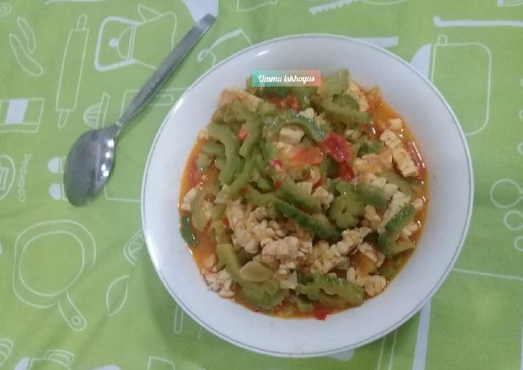 Tumis pare dan tempe