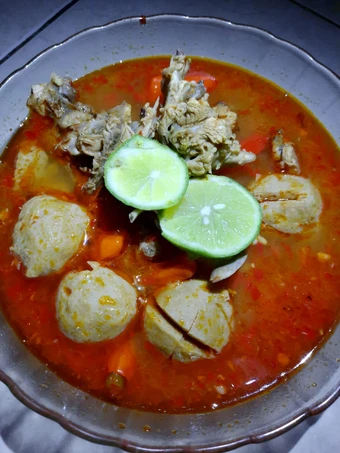 Langkah Gampang Membikin Resep Seblak ranjau baso pedas yang Uenak Anti Ribet, Bisa Manjain Lidah