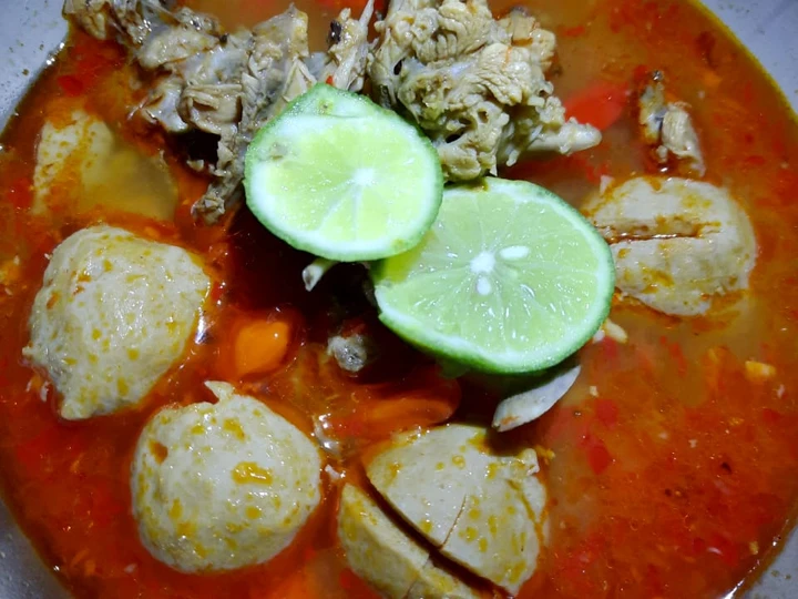 Langkah Gampang Membikin Resep Seblak ranjau baso pedas yang Uenak Anti Ribet, Bisa Manjain Lidah