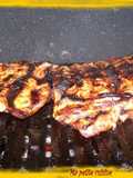 Travers de porc sauce au wisky