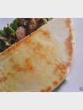 bratwurst mushrooms pita bread
