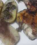 Contramuslos de pollo con patatas al grill doble 2022