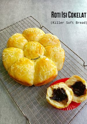 Foto resep Roti Isi Cokelat (killer soft bread)