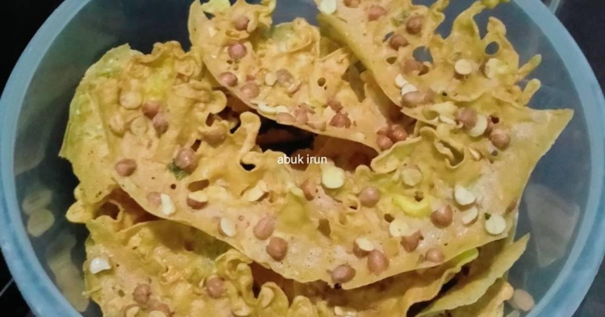 Resep Rempeyek Kacang Renyah Oleh Abuk Irun - Cookpad