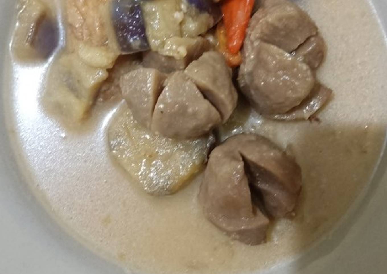 Semur Tahu Baso Terong