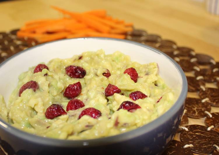 Guacamole con mango y arándanos con Thermomix