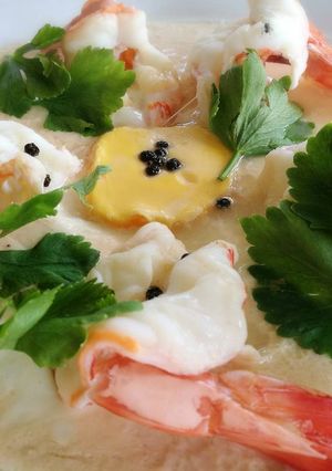 รูปของ กุ้งนึ่งนมสด