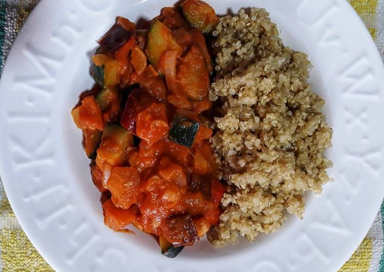 Pisto con quinoa