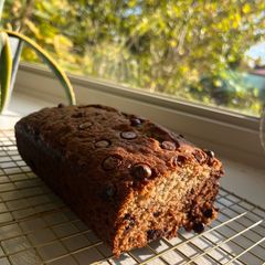 A picture of My favourite banana bread.
