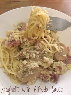 Foto resep Spagetti saus Alfredo