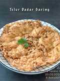Telur Dadar Garing (Tanpa Tepung Jagung)