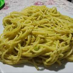 A picture of Pasta Alpukat / Avocado Pasta.