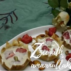 A picture of Fruity Sheer Khurma Tartlets.