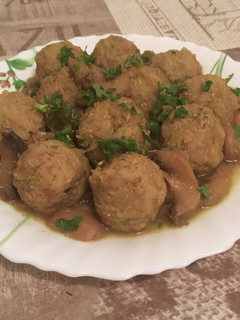 صورة لوصفة كفتة اللحم بالأرز