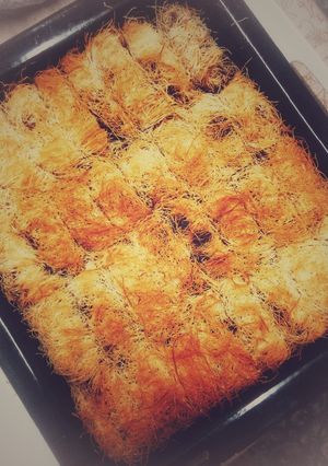 صورة لوصفة أصابع الكنافة بالنوتيلا 😍