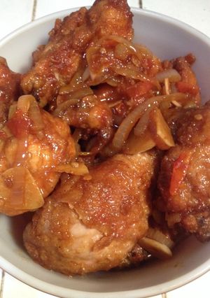 Foto resep Ayam goreng saus mentega