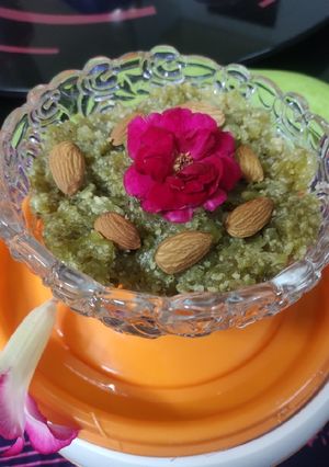 A picture of Louky halwa.