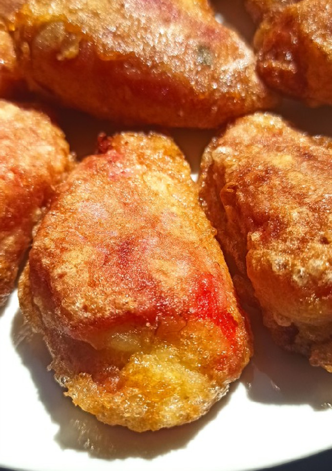 Una foto de Pimientos rellenos de bacalao