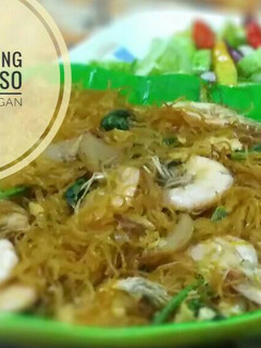 Foto resep Bihun jagung Udang Baso masak sepinggan
